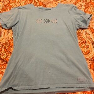 Women’s medium life is good shirt